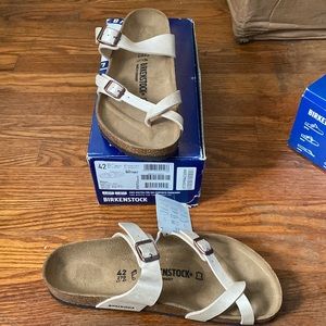 NWT Birkenstock Mayari Graceful Pearl White